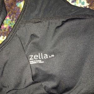 Zella Tops - Zella Sports Bra Black White L Zella Tops - Zella Sports Bra Black White L